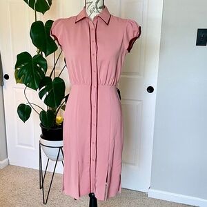 Alice + Olivia Pink Shirtdress
